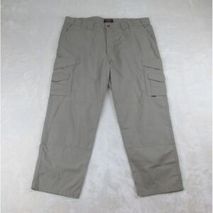 Tru Spec Pants Mens 44 Brown Cargo Utility Workwear Ripstop‎ Double Knee 44X30